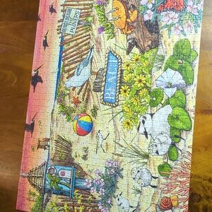 Beach Jigsaw Puzzle! 1000 pc "Plovers Pluviers" Kathy Kehoe Bambeck, Artist